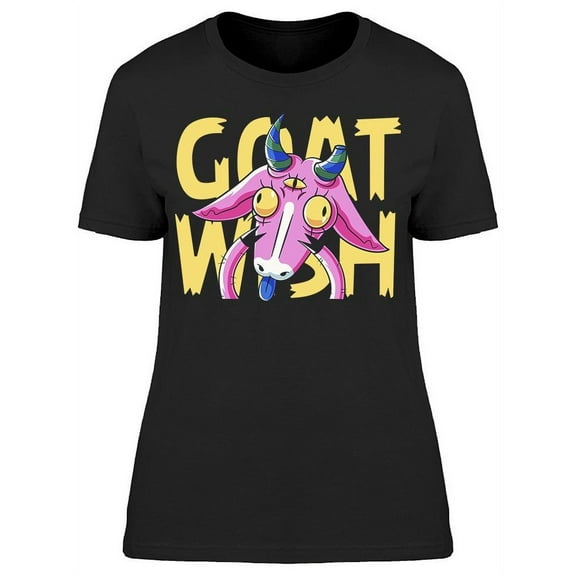 Goat Wish Witchcraft Funny T-Shirt Women -Image by Shutterstock, Female Small