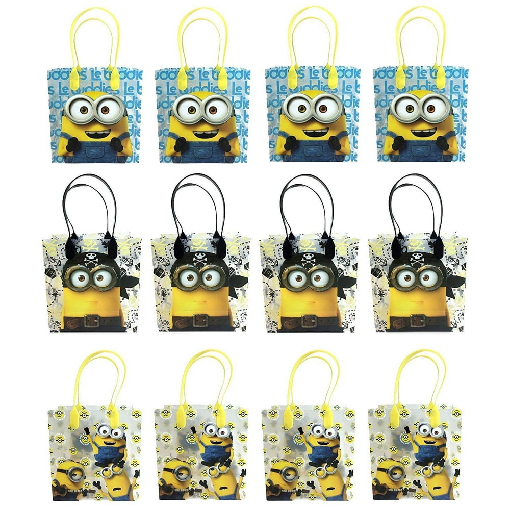 Minions Party Favor Goodie Small Gift Bags