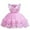 Pink, variant on Formal Dresses for Girls 4T Flutter Sleeve Floral Tulle Tutu Dress Pageant Wedding Birthday Party Clothes, Pink, 3-4 Years