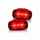 thumbnail image 1 of Kit 2 Piezas Plafón Rectangular 4" - Luz Fija y con Estrobo - EVOLUM - Led para Vehículos Pesados (Rojo), 1 of 6