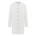 thumbnail image 4 of CHOK Robes en Liquidation pour Femmes Grande Taille Robe Chemise Ample en Coton Lin Col Rabattu, 4 of 9