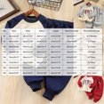 thumbnail image 3 of NOLDARES Baby Boy Fall Winter Clothes Toddler Kids Printed Outfits Long Sleeve Sweatshirt Tops + Joggers Pants Set(T226-Coffee), 3 of 5