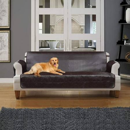 Waterproof Leather Couch Cover For Dogs, Slip Cover Leather Couch