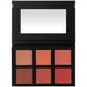 thumbnail image 2 of Paleta de coloretes SHANY 6 colores brillantes y mate 16x11x1 cm, 2 of 9