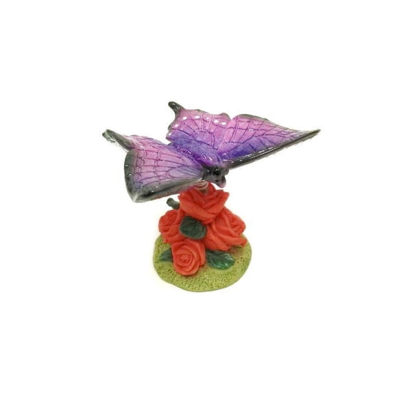 Butterfly On Flower Figurine