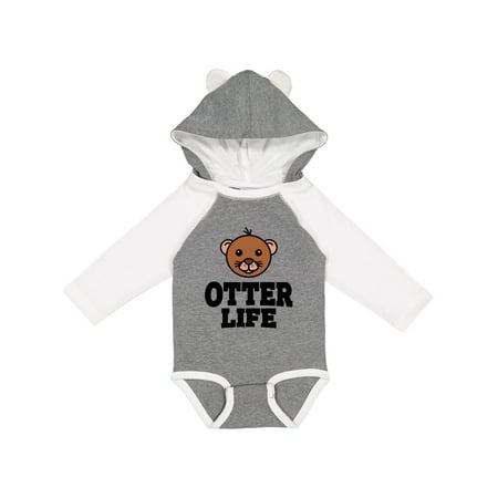 

Inktastic Otter Life Gift Baby Boy or Baby Girl Long Sleeve Bodysuit