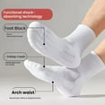 thumbnail image 2 of Men Towel Men Towel Socks Thickened Sweat-absorbent Black White Solid Color Simple Style Z1q7, 2 of 6