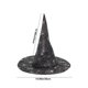 thumbnail image 3 of Fiudx Liquidación de ofertas flash Sombrero de mago de Halloween Sombrero de mago Sombrero de bruja Sombrero de festival de fantasmas Tocados Sombrero negro Tocados de baile, 3 of 6