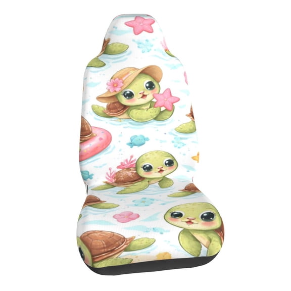 Sea Turtle Ocean Car Seat Covers Stretch Car Seat Protectors Universal Fit