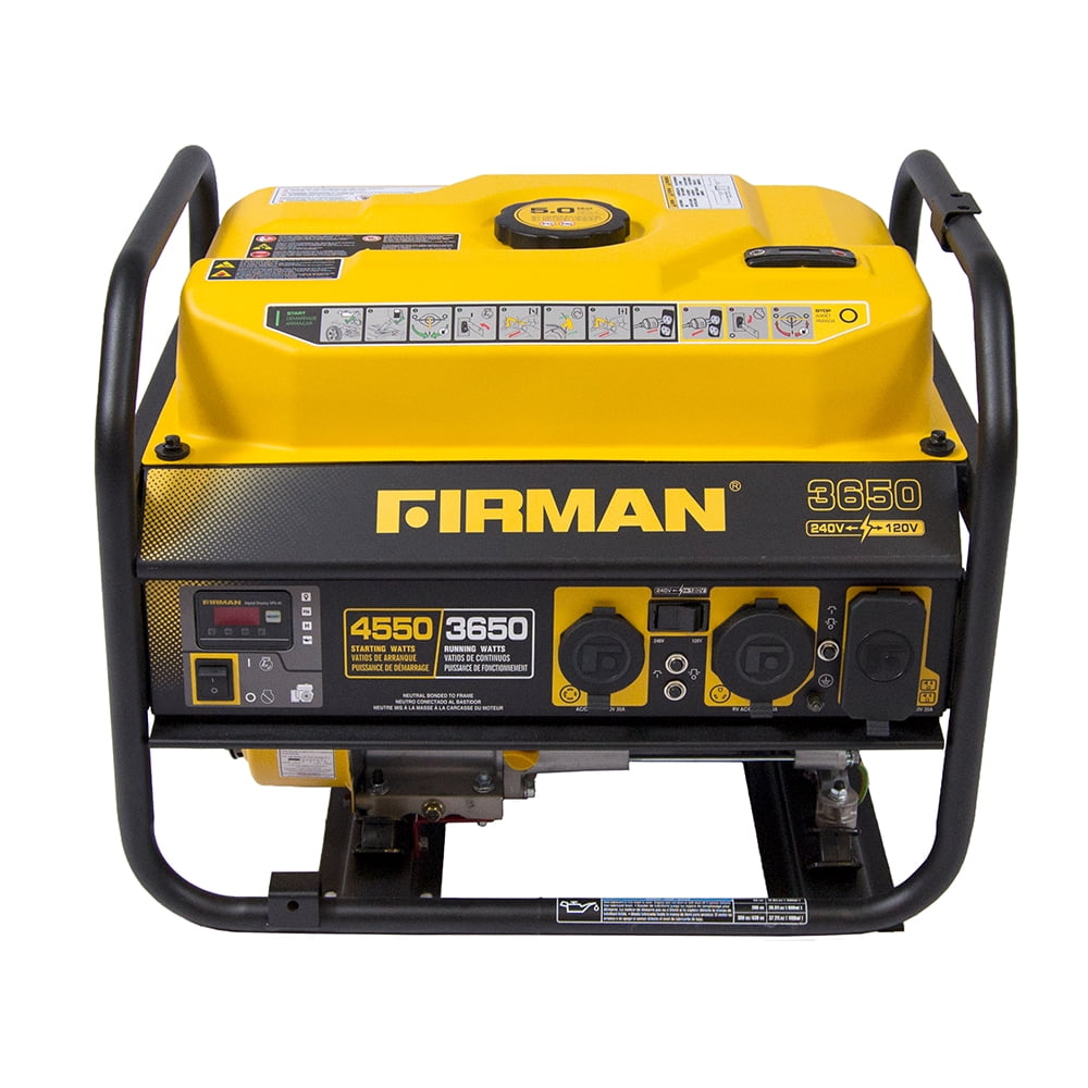 Firman 3650W Recoil Start Power Generator, Power Stream Alternator