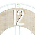 thumbnail image 5 of DecMode 35 In. Brown Farmhouse Wall Clock, 5 of 10