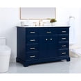 thumbnail image 2 of 48 inch single bathroom vanity in Blue, 2 of 8