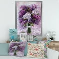 thumbnail image 3 of Designart 'Purple Hyacinth Flowers Bouquet' Traditional Framed Art Print, 3 of 4