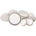 thumbnail image 1 of SuperSliders Self-Stick Furniture Moving Slider Value Pack for Carpeted Surfaces. Perfect for moving Tables & Chairs. 20 Pieces in Two Sizes - 1" & 1-3/4" - Round, Reusable, Linen Color, 1 of 5