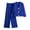 #478-Blue, variant on Roncen Women's Autumn and Winter Knit Open Cardigan and Wide Leg Pants Two-Piece Set