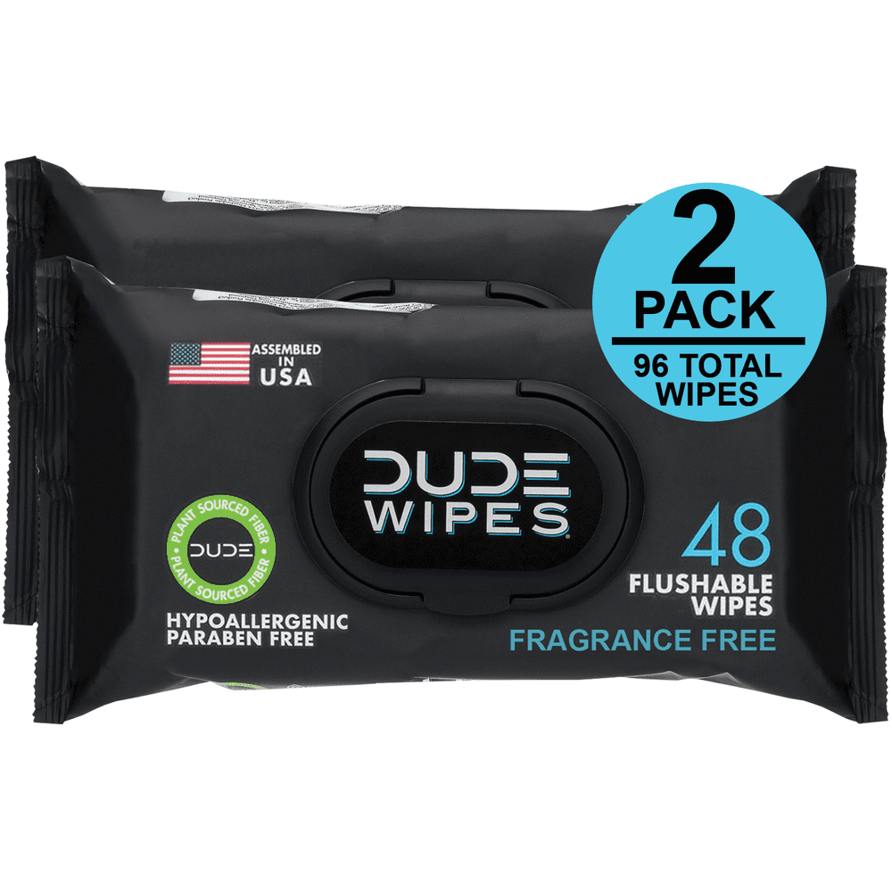 flushable wipes unscented