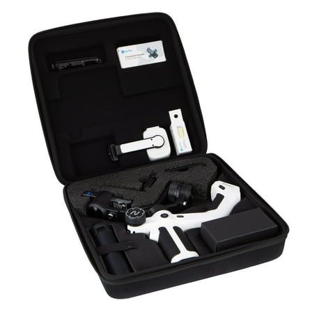 FeiyuTech SCORP Mini 2 Kit (White) - 3-Axis Gimbal Camera Stabilizer with AI Trcaking for Mirrorless Camera ,Smartphone and Action Cameras, Payload 2.65lbs