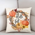 thumbnail image 1 of Fiudx Ofertas Y Liquidación Funda De Almohada Con Estampado De Calabaza Y Girasol, Decoración Del Hogar, Funda De Cojín Para Dormitorio, 1 of 4