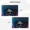 thumbnail image 4 of Placemats Set of 4 / 6, Punk Style Blue Haired Skull Placemats for Dining Table Indoor/Outdoors Heat Resistant Washable Placemats 18" x 12", 4 of 8