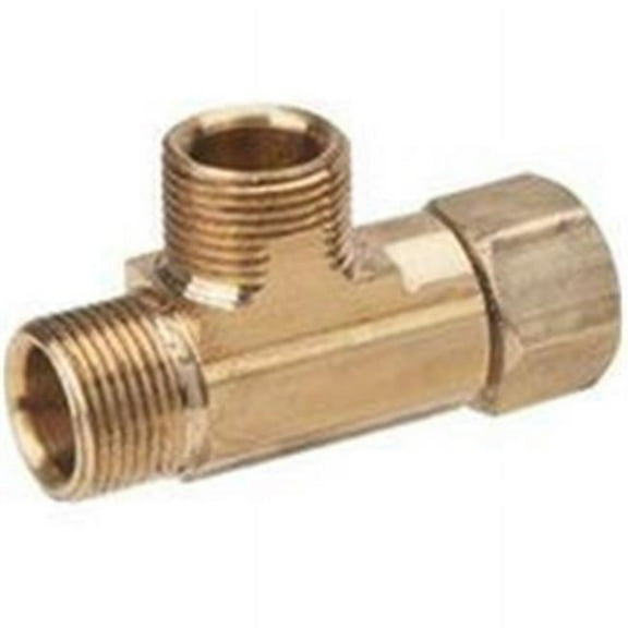 BrassCraft 3/8 in. Tube x 1/4 in. Dia. Female Brass Tee