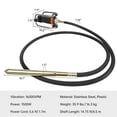 thumbnail image 3 of 1600W Electric Concrete Vibrator, 16000RPM 2HP Handheld Concrete Vibrating Tool, Hand Held Electric Concrete Vibrator Motor with 1.5” Rod & 14.75ft Flexible Shaft, 3 of 8