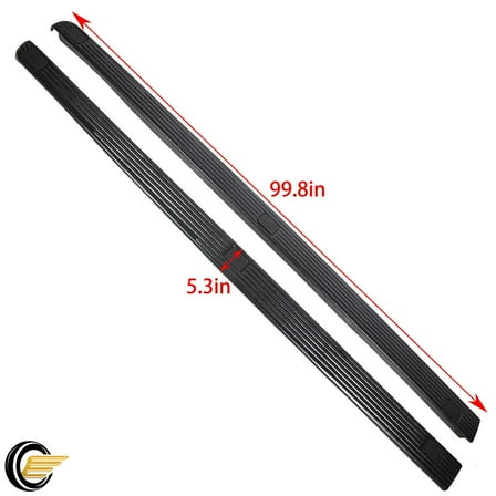 For 02-16 Ford F250 F350 Super Duty 8.0' TRUCK Bed Side Rail Top Molding Covers