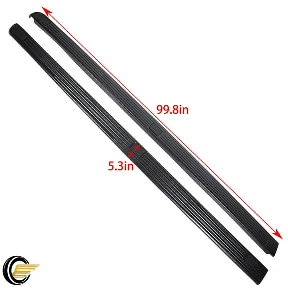 For 02-16 Ford F250 F350 Super Duty 8.0' TRUCK Bed Side Rail Top Molding Covers