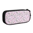 thumbnail image 2 of Vsdgher No Drama Llama Print Large Capacity Pencil Case Pouch with Zipper, Portable Aesthetic Big Capacity Pencil Cases Pen Office Travel Stationery Bag, 2 of 8