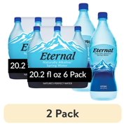 (2 pack) Eternal Naturally Alkaline Spring Water 600ml 6 Pack