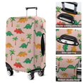 thumbnail image 5 of Pink Cartoon Dinosaurs Palms Pattern Luggage Cover Fashion Suitcase Cover Baggage Covers Fit 25-28 Inch Luggage (Go Travel), 5 of 5
