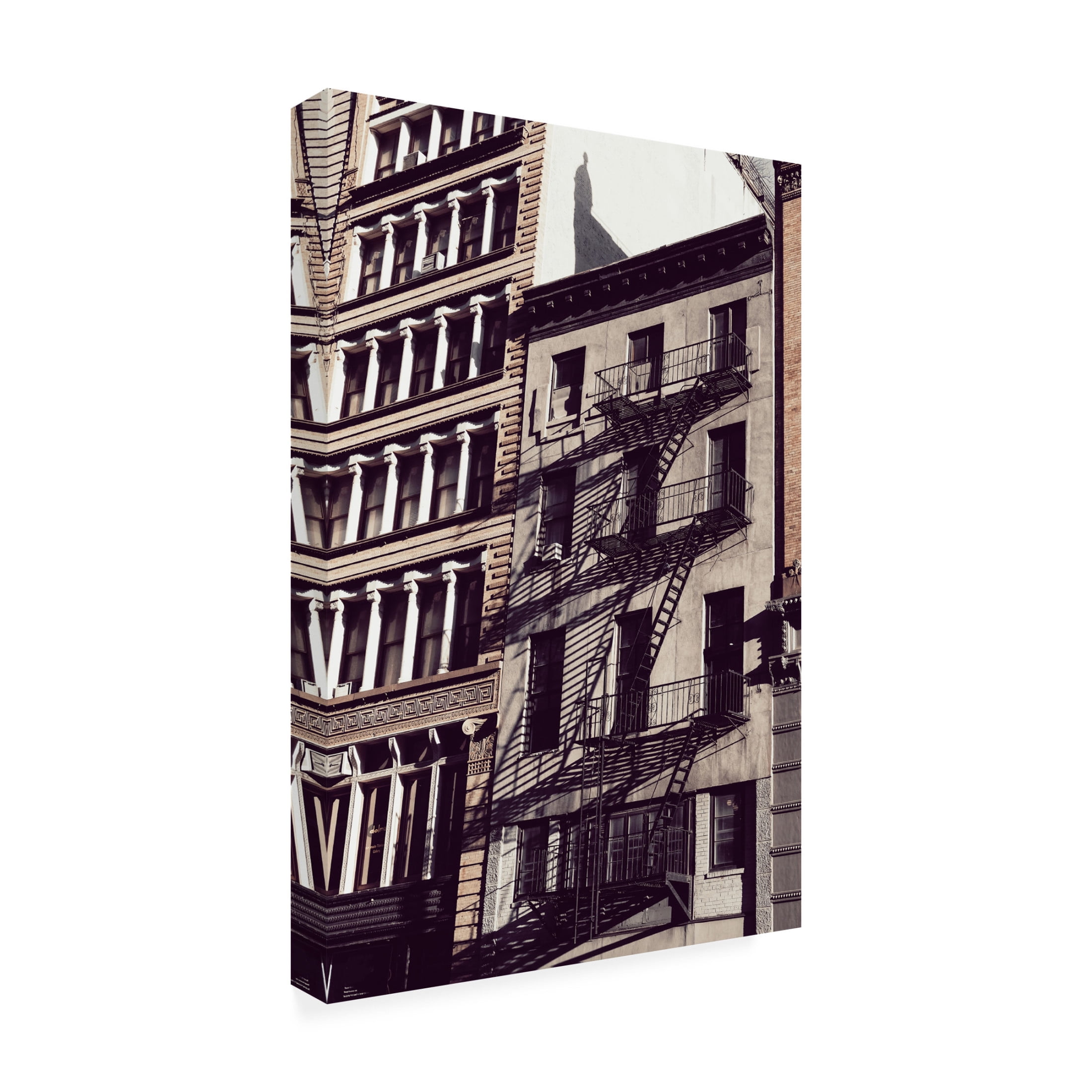 Trademark Fine Art Rikard Martin New York City Fire Escapes Canvas Wall Art