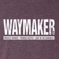 thumbnail image 5 of Wild Bobby Waymaker Inspirational/Christian Men Premium Tri Blend Tee, Vintage Purple, Medium, 5 of 5