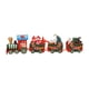 thumbnail image 2 of Adorno de tren navideño, artesanía, decoración de mesa, tren de madera, juguete para tienda C, 2 of 9