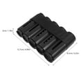 thumbnail image 2 of BALAHAPY 1Pcs Rectangular Coin Storage Box for Collectors Black Plastic Travel Use 12.7X8.2X3.0in, 2 of 7