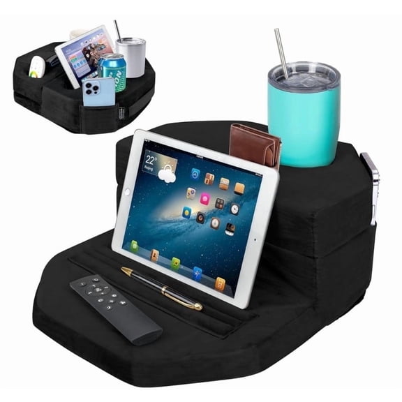 Couch & Bed Cup Holder Caddy – Sofa Tray for Drinks, Snacks, Remotes ...