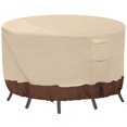 thumbnail image 1 of Funda para muebles de patio Vailge 600D, impermeable, redonda, para exteriores, 1 of 8