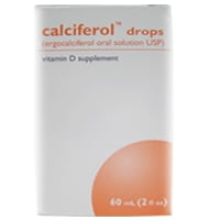 Calciférol vitamine D Supplément gouttes, Ergocalciférol Solution orale Usp - 60 Ml