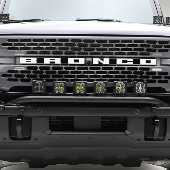 ZROADZ Z325431 Front Bumper Top LED Light Bar Bracket Fits 21-23 Bronco Fits select: 2021-2023 FORD BRONCO