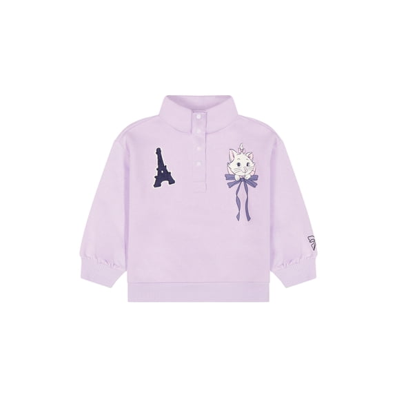 The Aristocats Toddler Girl Quarter Snap Pullover, Sizes 12 Months-5T