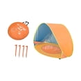 thumbnail image 4 of Tienda de playa para niños con bolsas de transporte Fácil Configuración Topo para viajes en el patio trasero Camping Naranja, 4 of 8
