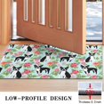 thumbnail image 3 of Boston Terriers and Pioneer Flower Door Rugs,Washable Non Slip Door Mats Indoor,Decorative Door Mats,Entry Mat Indoor for Entrance,Bedroom,Kitchen,Bathroom,17"x30", 3 of 6