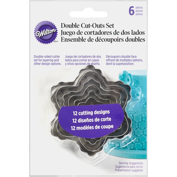Wilton Fondant Double CutOuts Set, Blossom, 6 pc. 4172586 Walmart