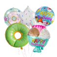 thumbnail image 4 of Balloons Donut Balloons Theme Versatile Balloons Happy Donut, 4 of 8