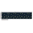 thumbnail image 3 of Ambesonne Empress Fabric by the Yard Upholstery, Night Sky Stars Crowns Dots, 10 Yards, Dark Night Blue and Yellow, 3 of 5