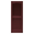 thumbnail image 2 of Builders Edge 010140060028 15 x 60 in. Green Vinyl Louvered Shutter Pair, 2 of 2