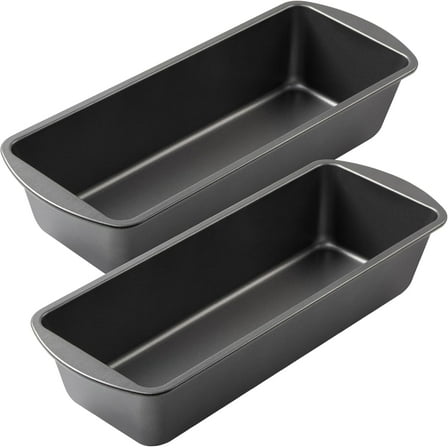 Extra Large Bread Pan, 13" x 5" Long Loaf Pan, Nonstick Baking Pan, Rectangular Loaf Tin, Set of 2