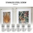 thumbnail image 5 of 30 Pieces 12 X 22Mm Stainless Steel Spacer Glass Holder Sign Mounting, 5 of 5