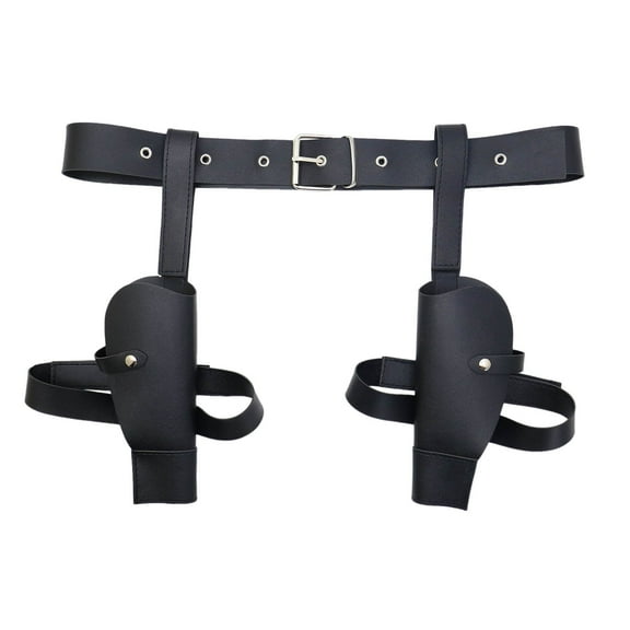 TYGHBN Holster Vintage Holster Revolver Holster Holder Cowboy LARP Accessory Tact Belts for Men Belt Leather No Buckle Mens Big and Tall Belts Dark Leather No Break Belt Big and Tall Designer Belts