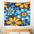 thumbnail image 4 of Boho Decor College Tapestry for House Office Bedroom - Modern Vector Design Midcentury Large Tapestry - Nature Retro Boho Colorful Durable Wall Hanging Tapestry 51x59 Inch, 4 of 5