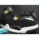 thumbnail image 1 of N I-K-E A i r-Jor-dan IV 4 RETRO OG ROYALTY BLACK WHITE CEMENT GREY GOLD 308497-032 13, 1 of 6